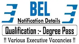 BEL Recruitment 2018 |  Various Vacancies  | Latest Jobs in May