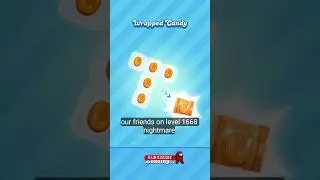 Stuck on level 1668? Watch this! #game #candy #puzzle