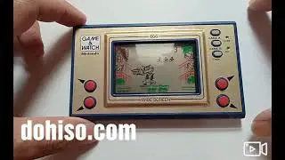 Nintendo Game & Watch EGG EG-26 - Wide Screen 19 81 Ultra Rare LCD Game เกมกด เกมเก่า