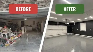 Garage Makeover(Rustoleum Rocksolid kit)