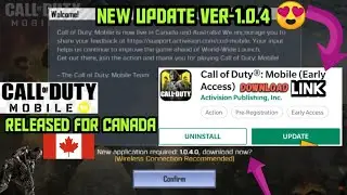 Call Of Duty Mobile Canada Beta Version Is Here | Call Of Duty Mobile New Update For Canada