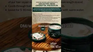 Intense repair hair mask from Boddess #shorts #cosmetics