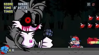 FNF Tails.EXE GIGA Boss Fight Mania Plus Mod