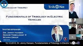 Electrical Discharge Damage in EV Bearings | Dr. Jonny Hansen | Tribology Webinar