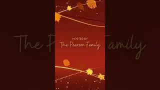 Animated Thanksgiving Dinner Invitation