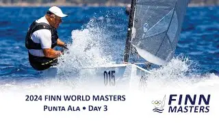 Highlights from Day 3 at the 2024 Finn World Masters