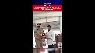EC Suspends Telangana DGP Anjani Kumar For Meeting Congress&rsquo; Revanth Reddy #Shorts
