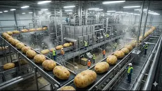 Inside a Massive Potato Chips Factory | How Millions of Chips Are Made Daily
