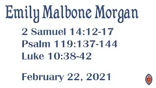 Sermon, Old Saints for New Days, Feb. 22, 2021