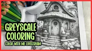 Color, Chat and Chill | Magical Fairy Homes Coloring Live Stream