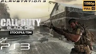 Call of Duty: Black Ops Multiplayer | TDM on Stockpile | June 2022 | PS3 (No Commentary Gameplay)