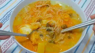 LAKSAIWAN KOMPLIT | LAKSA KHAS BAGANSIAPIAPI NIKMAT ENAK BANGET