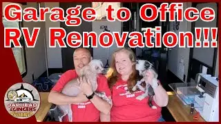 Toy Hauler Mobile RV Office Renovation
