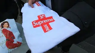 Supreme Cross Box Logo Tee Week 17 - FW20 London Drop Vlog