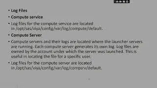 SAS Viya operating the services (Stop and Start)