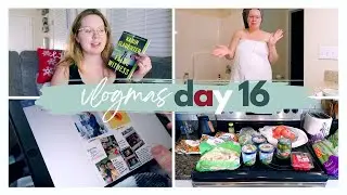VLOGMAS DAY 16 | loving my current read, walmart grocery haul, ipad planning + my favorite bump oils