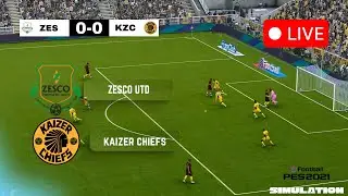 🔴 Kaizer Chiefs vs ZESCO United | CAF Confederation Cup 2025/26 | PES 21 Gameplay Simulation