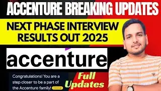 Accenture Official Interview Results Out | Congratulations Mail | Onboarding Update, Timelines,OL,JL
