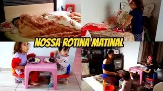 Rotina da manhã (mãe de duas)