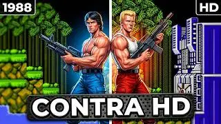 Contra (Полное прохождение) 8-bit HD