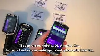 Finally easy to use Ticket scanning for Android, iOS, Win, Mac!!!