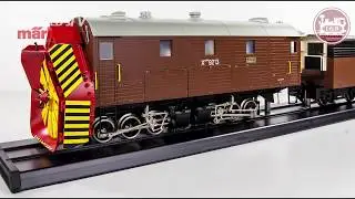 LGB Swiss RHB Steam Powered Rotary Snow Plow