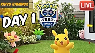 Pokemon GO Fest 2020 LIVE From Home: Day 1! Victini Where You At?