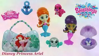 Splashlings Mermaids and Ocean Friends Surprises & Disney Princess Ariel Storage Tin
