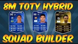 FIFA 14 (FUT 14) 8 Million Coins TOTY Squad Builder ft TOTY Messi TOTY Ibrahimovic & IF Montillo