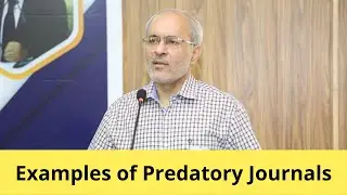 Examples of Predatory Journals [Urdu/Hindi] | Dr. Khalid Mahmood