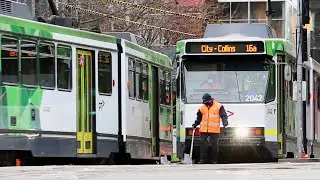 Tram Diversions at Swanston & La Trobe Streets - July 2021
