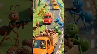 3️⃣ Ants at Work 🐜 | Small Creatures, Big Lessons | Nikita Rhymes..