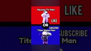 Titan Sigma Man Or Mewing tv man #roblox #toilet #mewing #sigma #titans #speaker #viral #cool #lego