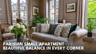 How to Decorate a Small Apartment with Parisian Elegance and Balance in Every Corner