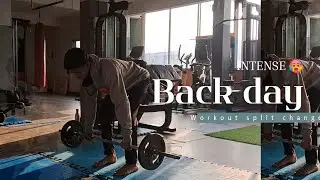 Changed My Workout Split for Better Results | Back + Shoulder Gym Routine ❤️&zwj;🔥