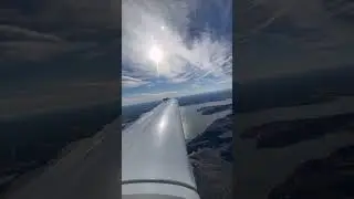 Student Pilot Cross Country POV | Wing View Over Virginia #skyviz #aviation #flying #pilotlife #fly