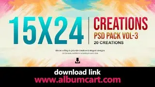15x24 Creation Pack Vol 3 | Couple Creations | Wedding Backgrounds | PSD Backgrounds | Karizma PSD's