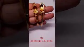 21k bangle design!Gold jewellery!#shorts