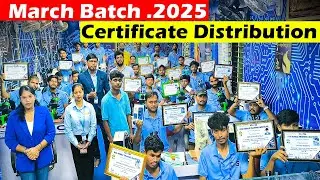 March Batch 2025 Certificate Distribution #youtube #smartphone #automobile @OsgmobileInstitute