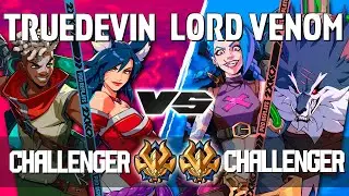 2XKO ▰ TRUEDEVIN (Ahri-Ekko) vs LORD VENOM (Jinx-Warwick) ▰ 2XKO Pro level replays