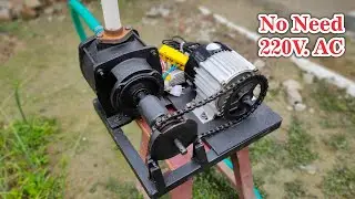 POWERFUL Brushless Water Pump for Irrigation | DIY