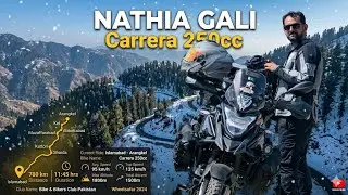 SNOW RIDE ON CARRERA 250cc| way to nature |Nathia Gali Murree