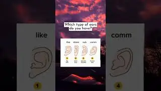 Which type of ears do you have ? #youtubeshorts #shortsfeed #shortvideo #anilxettri
