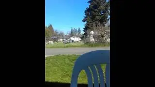 UFO caught on tape top right hand corner of the screen very creepy