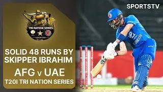 Captain&rsquo;s Knock! Zadran Hits 48 Runs | Afghanistan vs UAE | T20I Tri Nation Series 2025 | M6 | M3Q1K