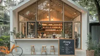 100+ Minimalist Cafe & Coffee Shop Design Ideas, Small Coffee Shop Budget Concept Design #112