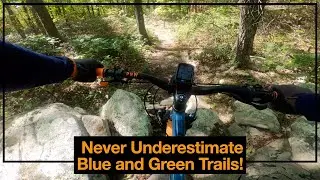 Fun but gnarly green and blue trails at Wawayanda | Nukeproof Scout Hardtail