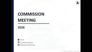 GIC Commission Meeting - January 15, 2026