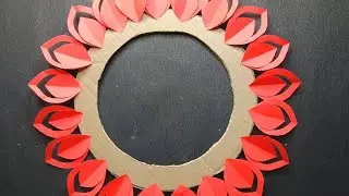 3 beautiful wall hanging idea with colour paper 🤩❤️