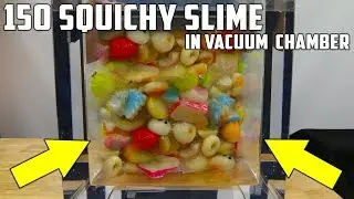 150 Squishy XXL Slime in Vacuum Chamber